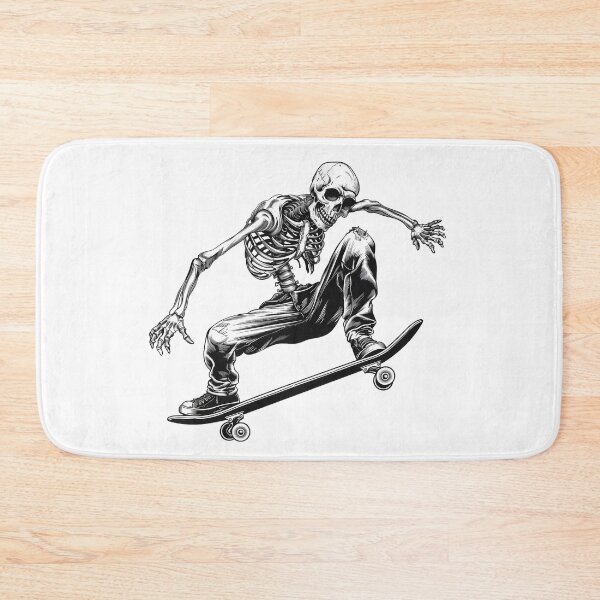 Item preview, Skateboading Skeleton designed and sold by FoldedRainbow.