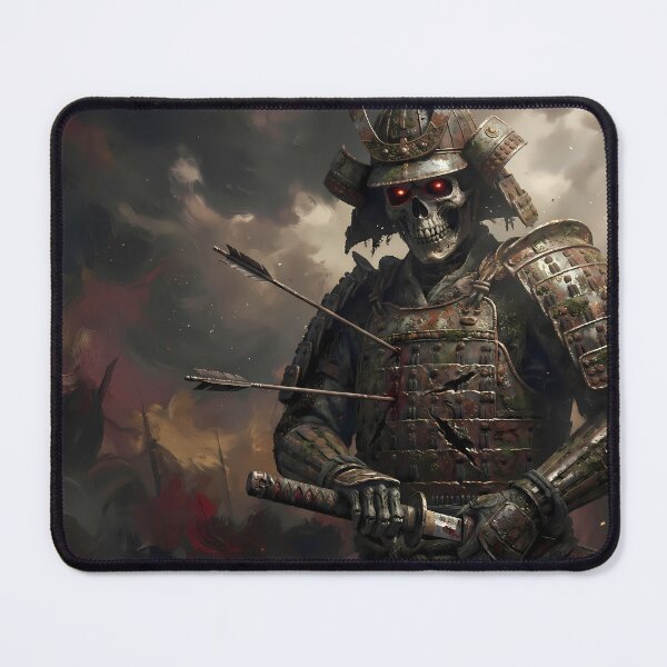 Item preview, Undead Skeleton Samurai Dark Fantasy Art designed and sold by GalleryBrisArt.