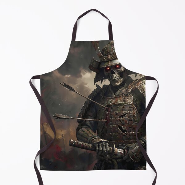 Item preview, Undead Skeleton Samurai Dark Fantasy Art designed and sold by GalleryBrisArt.