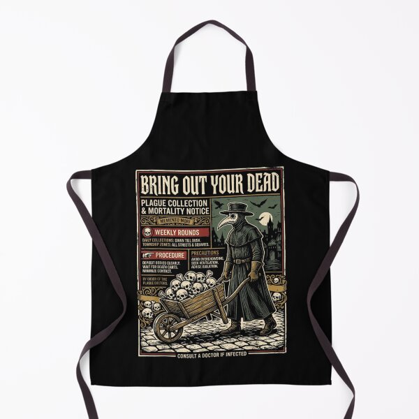 Item preview, Bring Out Your Dead Vintage Plague Doctor Medieval Gothic Halloween Poster designed and sold by Phil Ben.