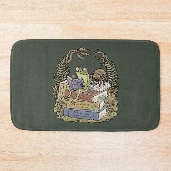 Item preview, Frog and Spider Book Club Cottagecore Dark Academia Aesthetic designed and sold by LeshanArt.