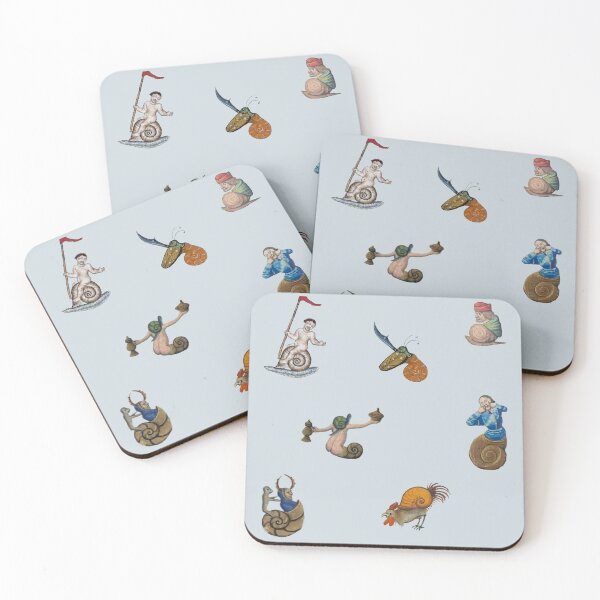 Item preview, snail medieval creatures sticker pack designed and sold by mooneko.