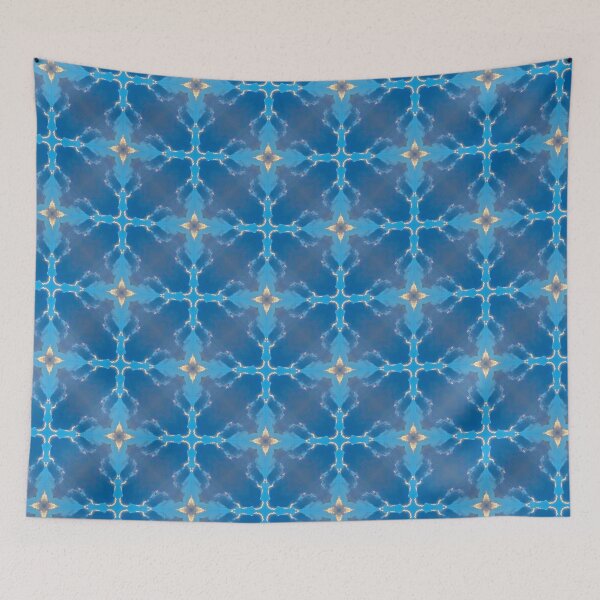 Item preview, Golden Blue Sky Kaleidoscope 2 designed and sold by KaleidoscopeMeg.