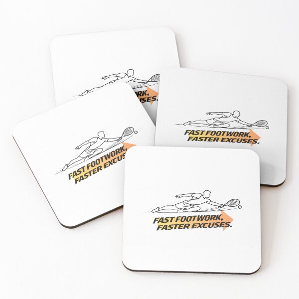 Item preview, Relatable Sports Quote - Fast Footwork Faster Excuses designed and sold by RunningWhiskers.