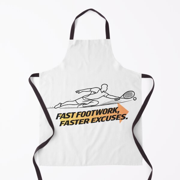 Item preview, Relatable Sports Quote - Fast Footwork Faster Excuses designed and sold by RunningWhiskers.