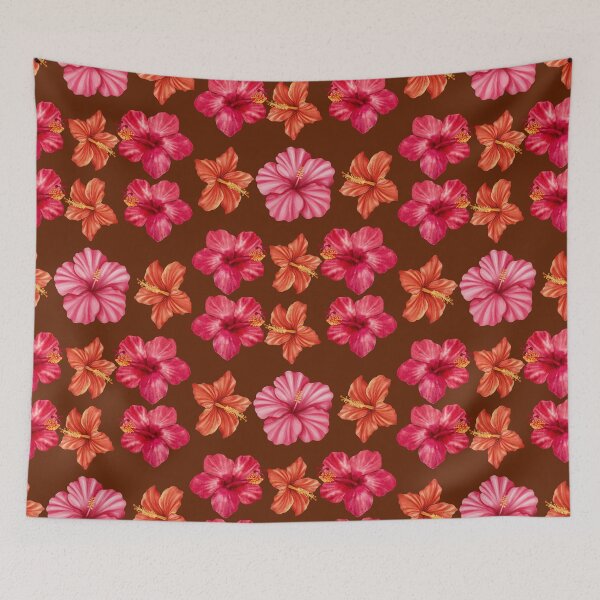 Item preview, Tropical Pink Hibiscus Floral | Vibrant Summer Pattern designed and sold by ​Jyoti Digital Artist.