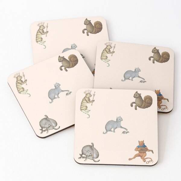 Item preview, medieval cats set 5 designed and sold by mooneko.