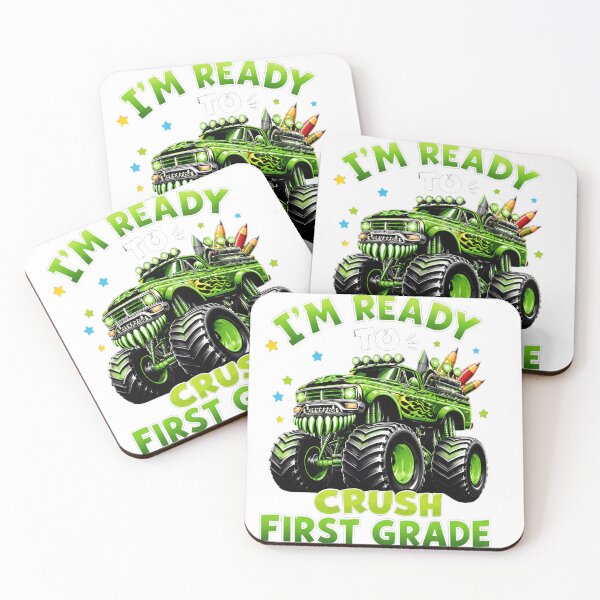 Item preview, Ready to Crush First Grade Monster Truck designed and sold by KireVeronica.