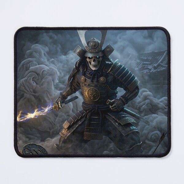 Item preview, Undead Skeleton Samurai Dark Fantasy Art designed and sold by GalleryBrisArt.