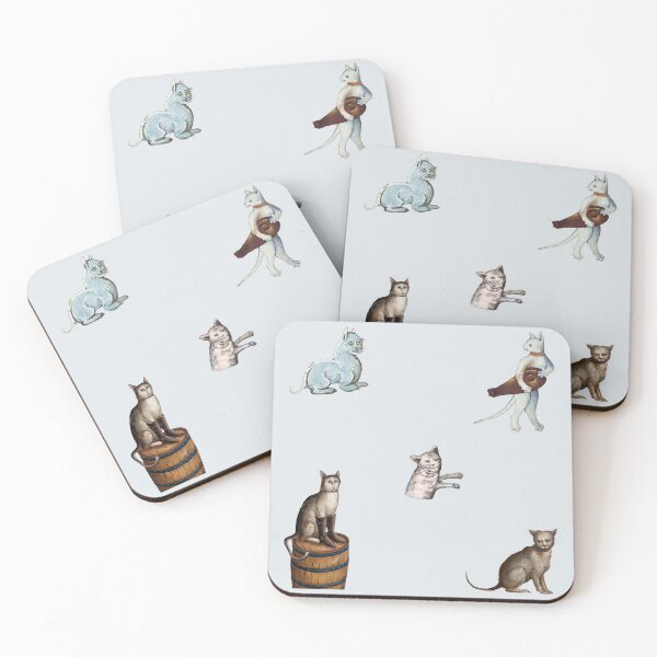 Item preview, medieval cats set 6 designed and sold by mooneko.