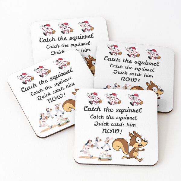 Item preview, Viral Funny Baseball Squirrel Chase " CATCH THE SQUIRREL" Design designed and sold by MKTreasures.