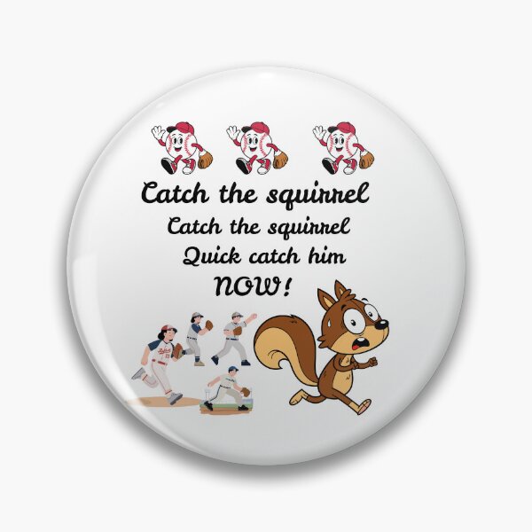 Item preview, Viral Funny Baseball Squirrel Chase " CATCH THE SQUIRREL" Design designed and sold by MKTreasures.