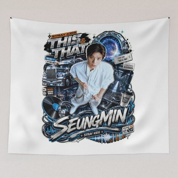 Item preview, Seungmin Stray Kids This and That Cyber Vocal Studio Poster designed and sold by Valeree Store.