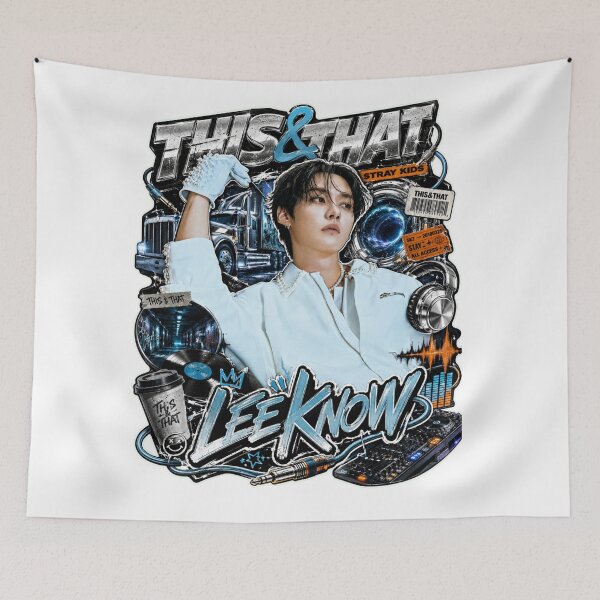 Item preview, Stray Kids Lee Minho This and That Y2K Cyber Tunnel Poster designed and sold by Valeree Store.