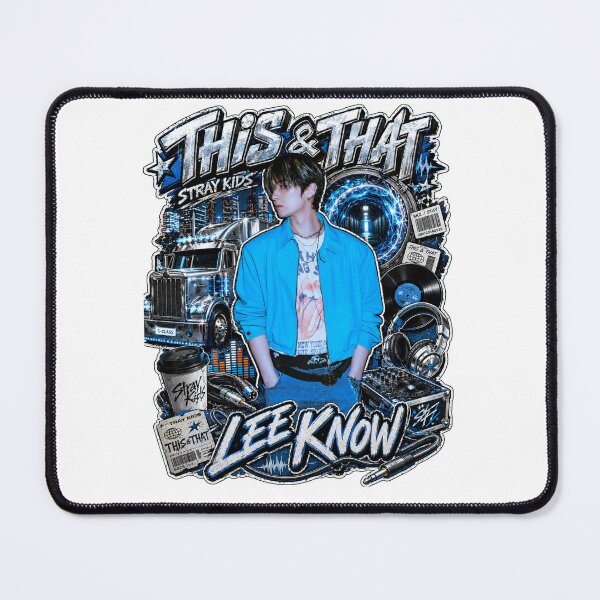 Item preview, SKZ Lee Know This and That Metallic Collage Street Graphic designed and sold by Valeree Store.