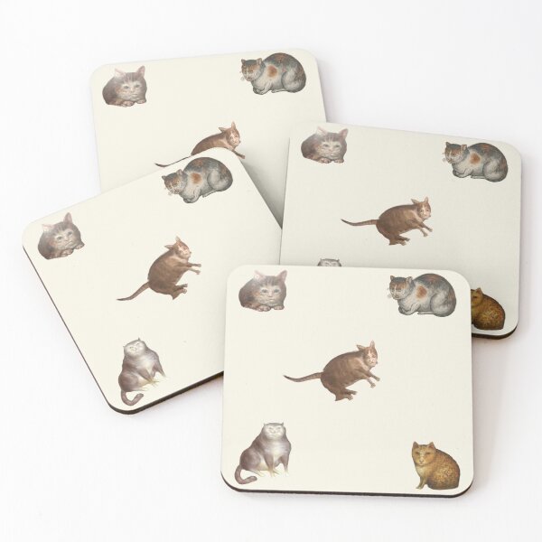 Item preview, medieval cats set 7 designed and sold by mooneko.