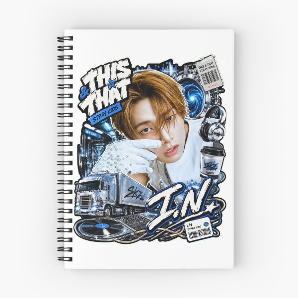 Item preview, SKZ Maknae I.N This and That Y2K Cyber Streetwear Visual designed and sold by Valeree Store.