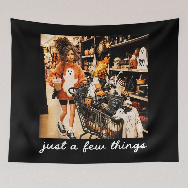 Item preview, Just A Few Things Funny Halloween Shopping Addict Autumn Season Humor designed and sold by Chaya Reid.