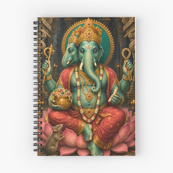 Item preview, 32 Forms of Ganesha - Dvimukha Ganapati – Two-Faced Lord of Divine Foresight  designed and sold by Homyar.