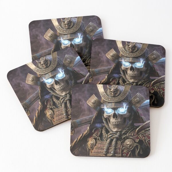 Item preview, Undead Skeleton Samurai Dark Fantasy Art designed and sold by GalleryBrisArt.