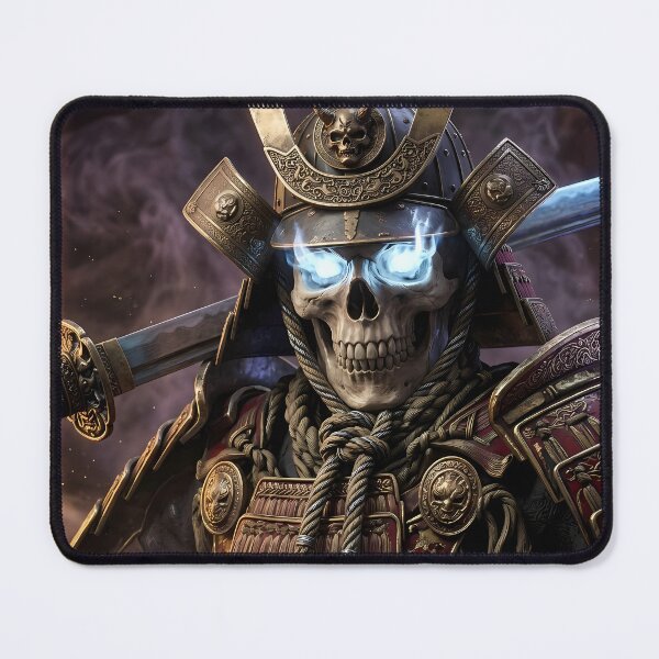 Item preview, Undead Skeleton Samurai Dark Fantasy Art designed and sold by GalleryBrisArt.