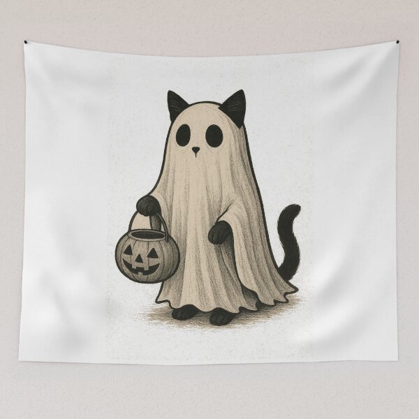 Item preview, Purr-fectly Spooky Night designed and sold by guestmarlong12.