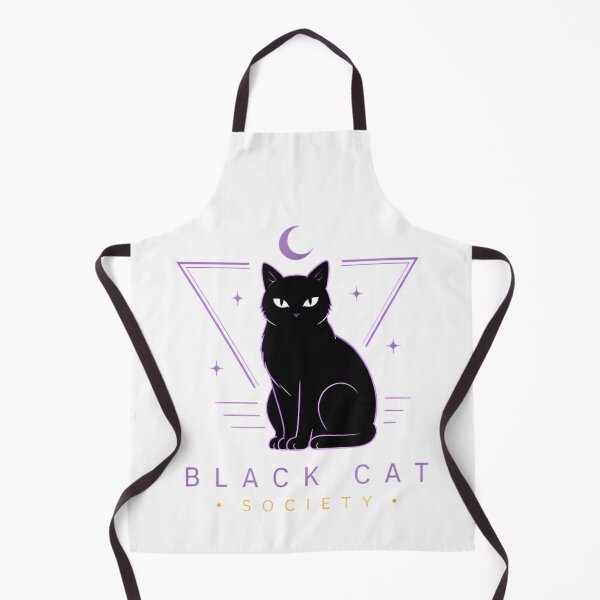 Item preview, Black Cat Society Minimal Witchcore Moonlight Gothic Halloween Aesthetic Design designed and sold by Chaya Reid.