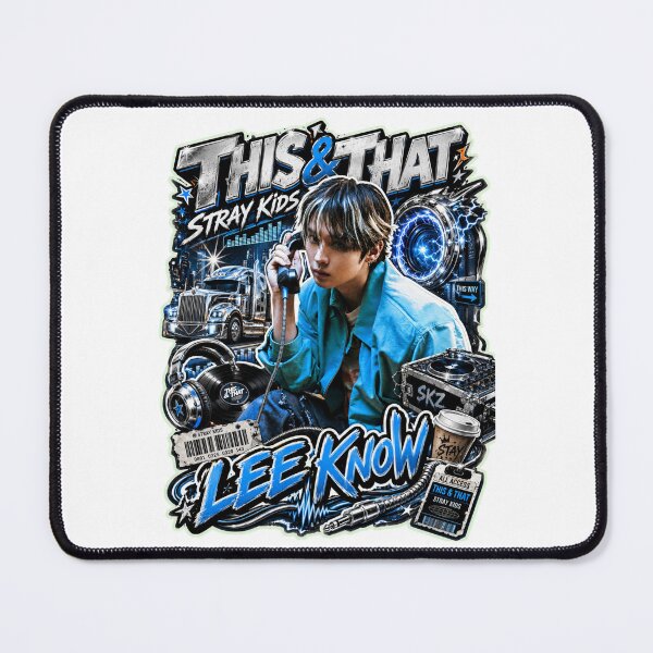 Item preview, Lee Know Stray Kids This and That Cyber Neon Visual Art designed and sold by Valeree Store.