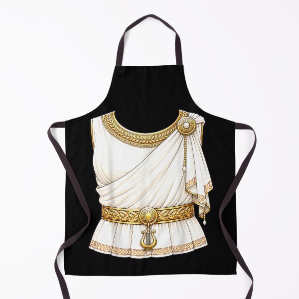Item preview, Elegant Ancient Greek Roman Toga Costume With Golden Laurel Details designed and sold by Chaya Reid.
