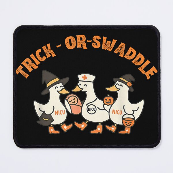 Item preview, Trick Or Swaddle Cute NICU Nurse Geese Halloween Baby Celebration Design designed and sold by Chaya Reid.