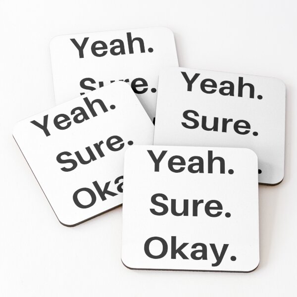 Item preview, Yeah Sure Okay Kelsea Ballerini Blindsided Snl Performance Quote Rolling Up The Welcome Mat designed and sold by hilocikalihre.
