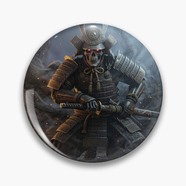 Item preview, Undead Skeleton Samurai Dark Fantasy Art designed and sold by GalleryBrisArt.