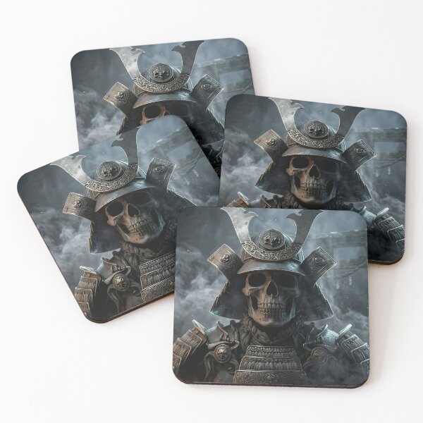Item preview, Undead Skeleton Samurai Dark Fantasy Art designed and sold by GalleryBrisArt.
