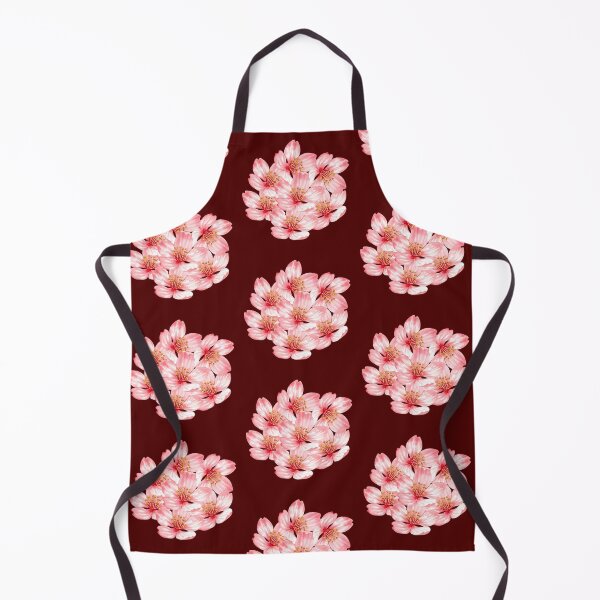 Item preview, Pink Cherry Blossom Cluster | Burgundy Floral Art designed and sold by Jyoti-Quotes.