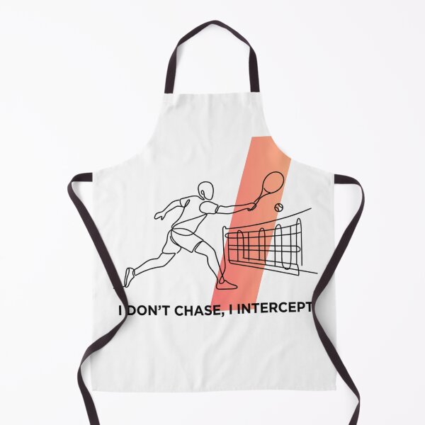Item preview, Bold Sports Defense Quote - I Don't Chase I Intercept Design designed and sold by RunningWhiskers.