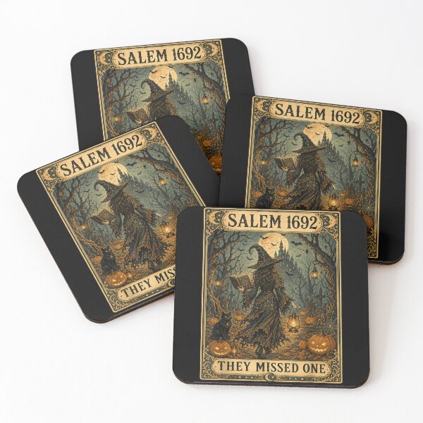 Item preview, Salem 1692 They Missed One Vintage Witch Halloween Gothic Poster designed and sold by Daisy Grimes.
