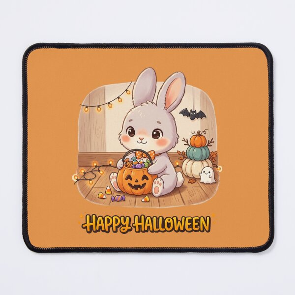 Item preview, Happy Halloween Bunny Pumpkin designed and sold by TriStudio.