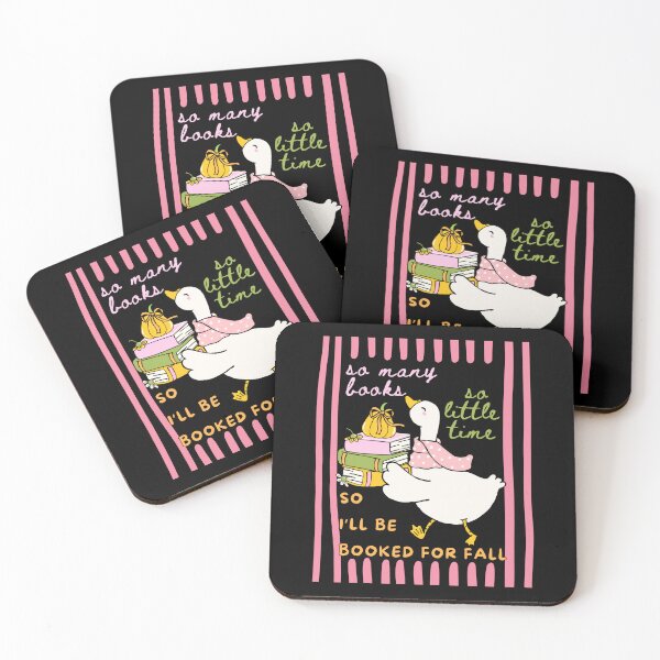 Item preview, Booked For Fall, Book Lover, Cute Silly Goose Reading Books, Bookish designed and sold by Forevermore.