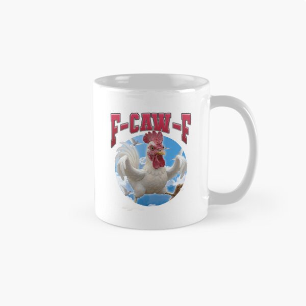 Item preview, F-Caw-F Angry Chicken Sassy Rooster Joke designed and sold by bngfx.