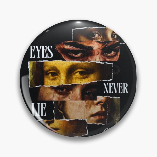 Item preview, Eyes Never Lie – Dark Vintage Surrealist Collage designed and sold by dark muse.