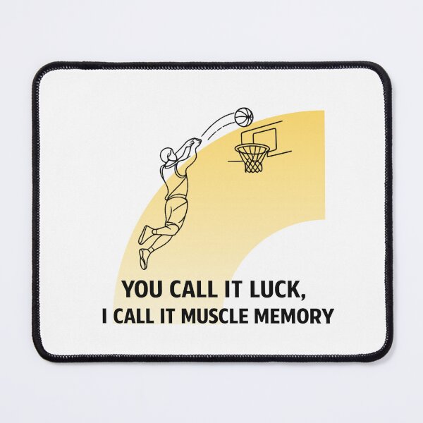 Item preview, High Confidence Sports Quote - Muscle Memory Athletic Tee designed and sold by RunningWhiskers.