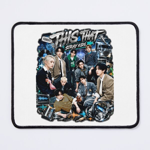 Item preview, Stray Kids This and That OT8 Cyber Metallic Album Poster designed and sold by Valeree Store.