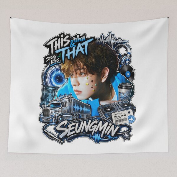Item preview, Stray Kids Seungmin This and That Metallic Vinyl Collage Art designed and sold by Valeree Store.