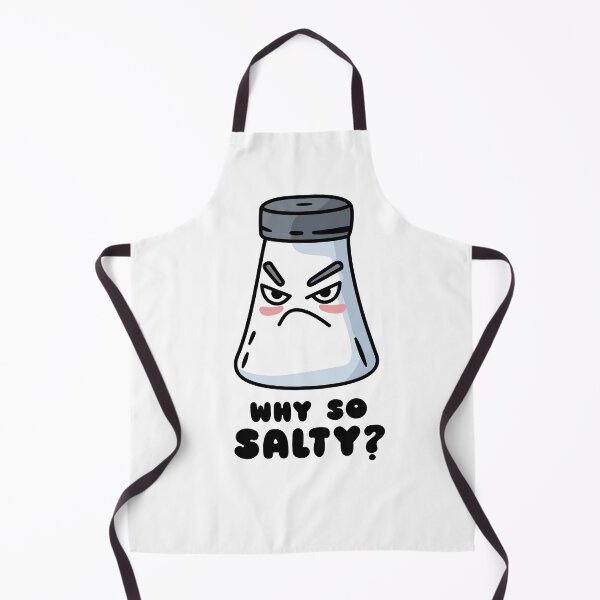 Item preview, Angry salt shaker cartoon – Why so salty? Funny salty design designed and sold by messy-nessie.