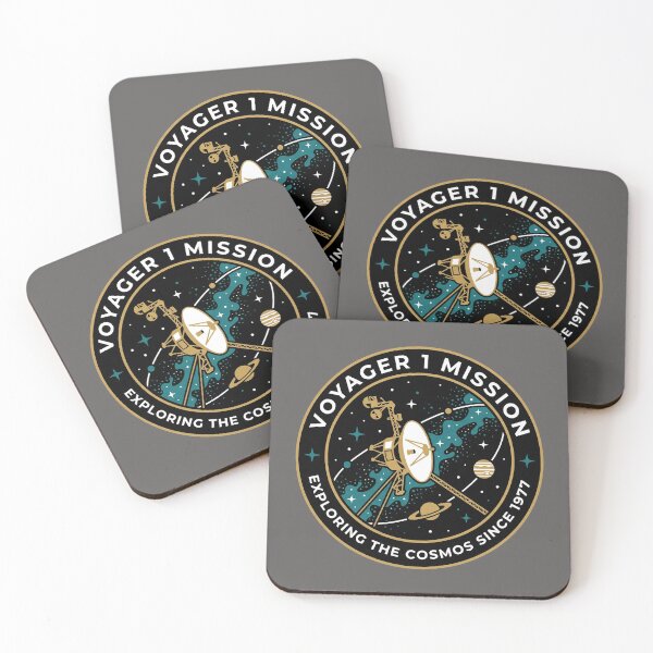 Item preview, Voyager 1 Mission Exploring The Cosmos Since 1977 Space Patch Emblem designed and sold by KiwiRider.