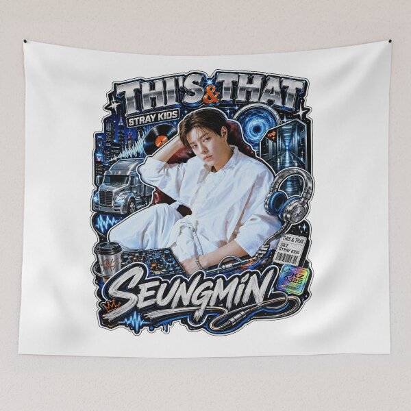 Item preview,  SKZ Main Vocal Seungmin This and That Chrome Street Art designed and sold by Valeree Store.