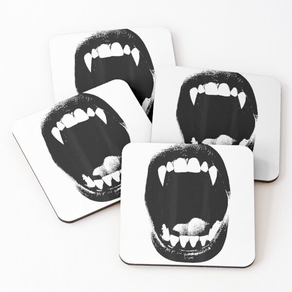 Item preview, Minimalist Vampire Mouth Dark Gothic Halloween Spooky Style designed and sold by StanaLuis.