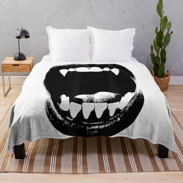 Item preview, Minimalist Vampire Mouth Dark Gothic Halloween Spooky Style designed and sold by StanaLuis.
