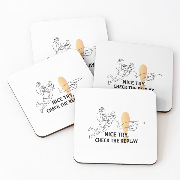 Item preview, Sarcastic Sports Banter Quote - Check The Replay designed and sold by RunningWhiskers.