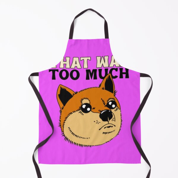 Item preview, That Was Too Much - Overwhelmed Doge Shiba Inu Funny Meme designed and sold by GenZFashion000.